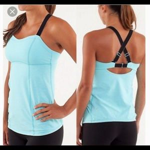 Lululemon Blue Lululemon Tank w. Built In Bra